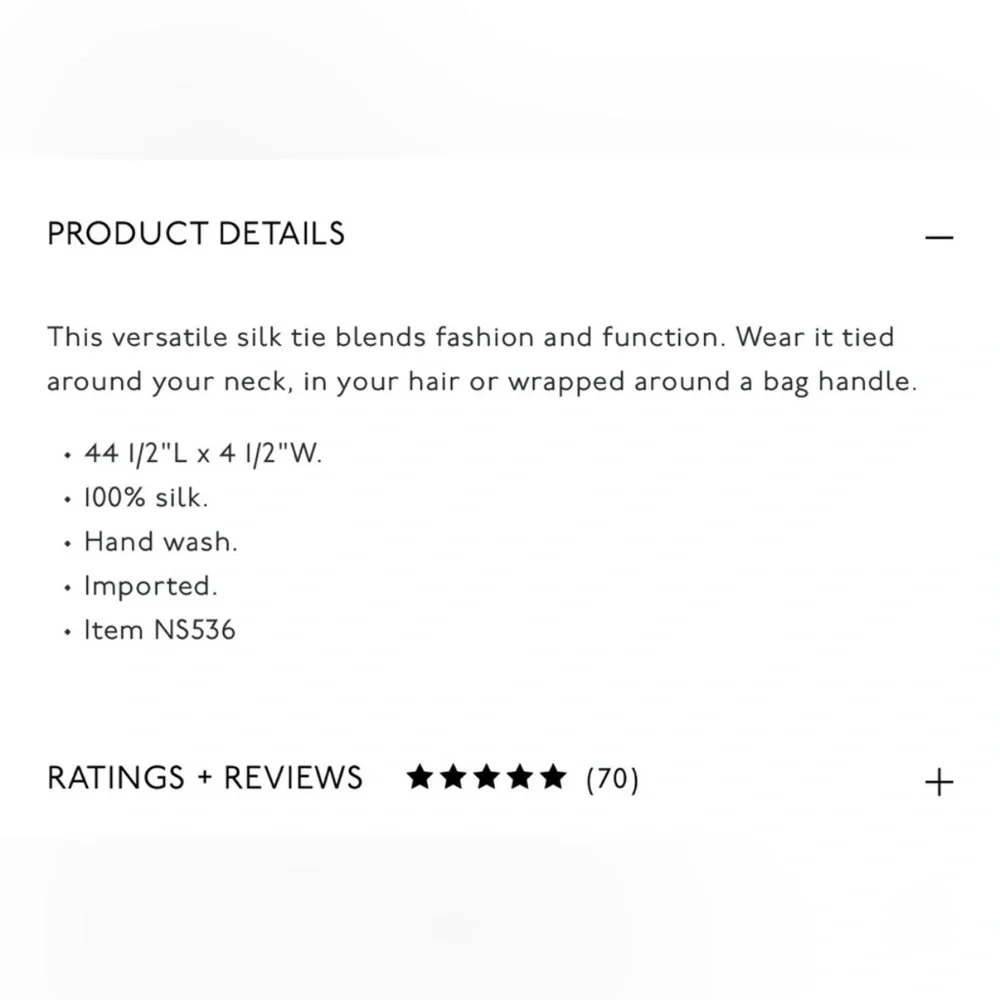 Madewell silk twill tie in molasses